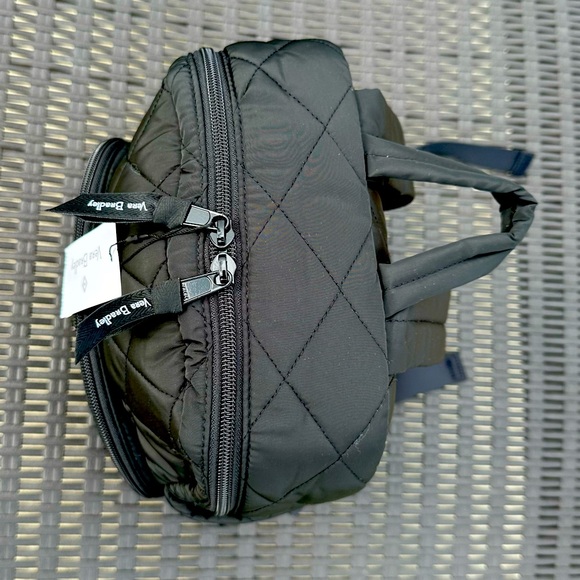 NWT Vera Bradley Quilted Ultralight COMPACT Backpack in Black - Picture 3 of 10